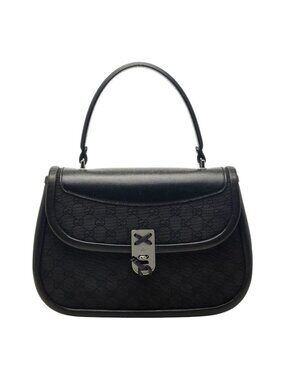 Gucci GG Canvas Handbag Black